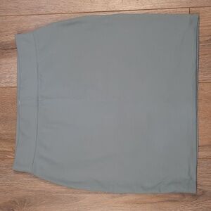Babaton sage green Contour stretch mini skirt, size small